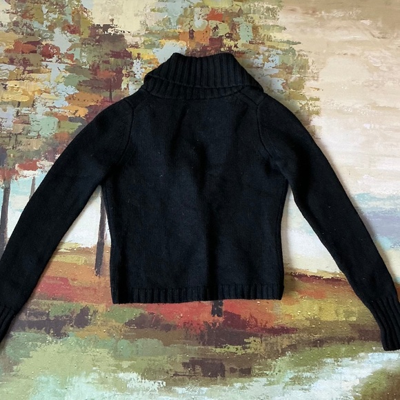 BANANA REPUBLIC - Vintage Italian Merino Wool One Button Closure Shrug - Picture 8 of 13